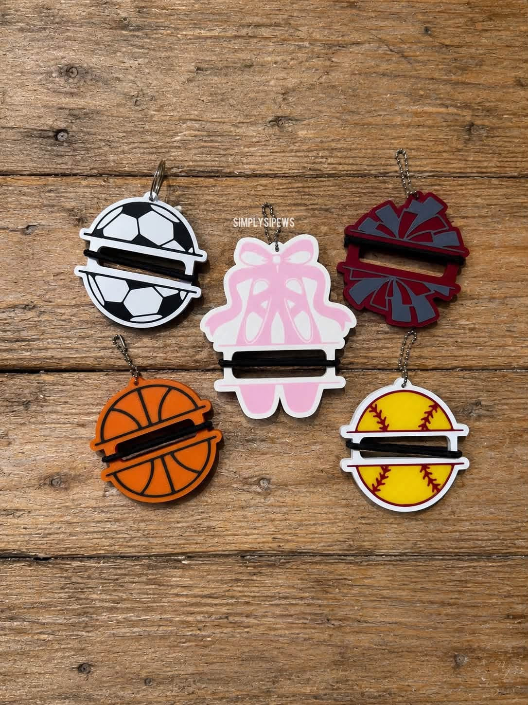 Hair tie Bag Charms